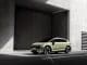Audi A2 e-tron vert pâle de trois quarts avant