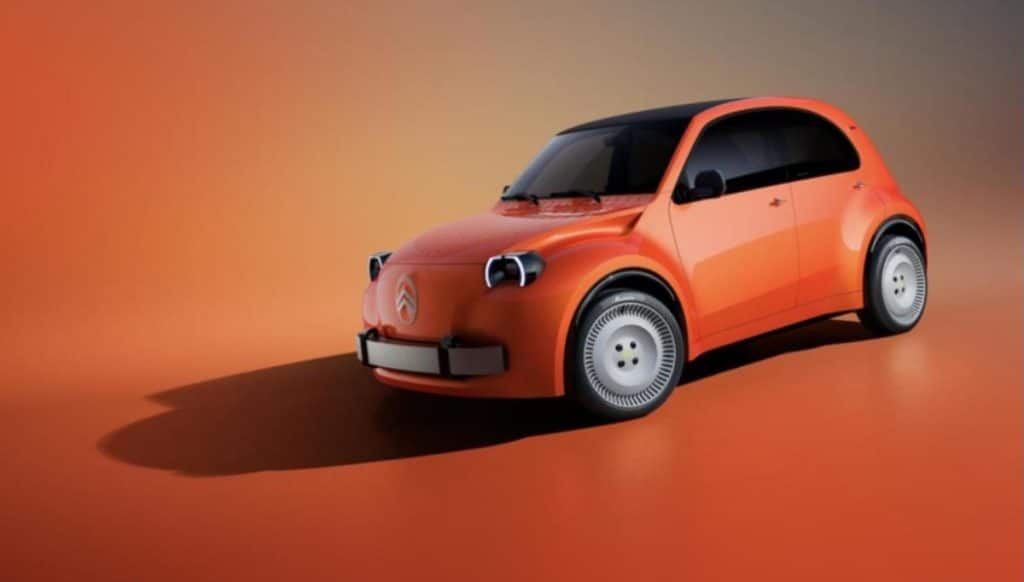 Citroën 2 CV Concept électrique présentée au Mondial de l'Auto 2026