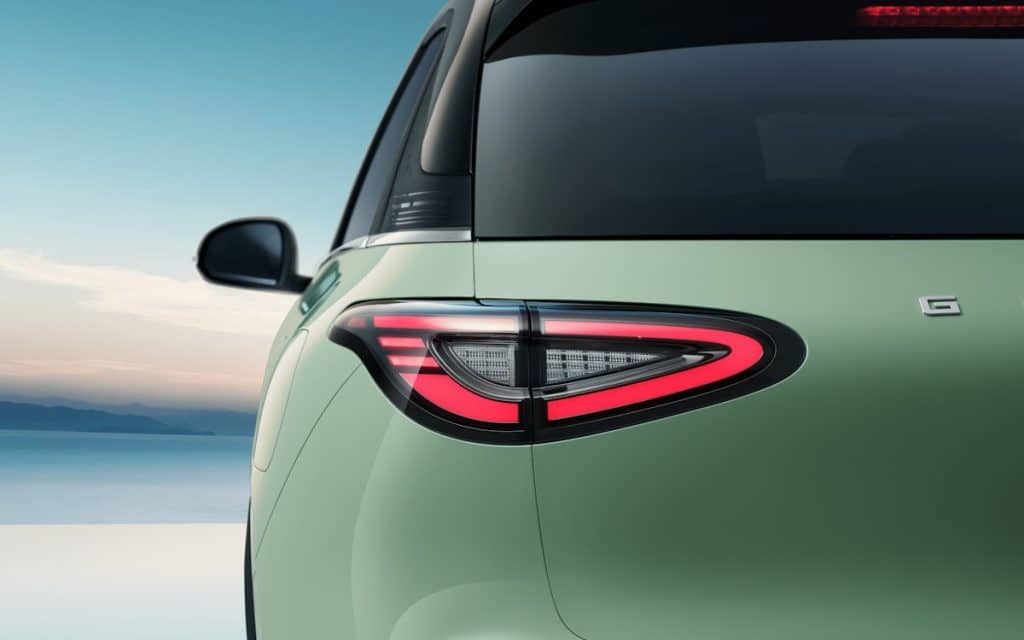 Feu arrière de la Geely E2
