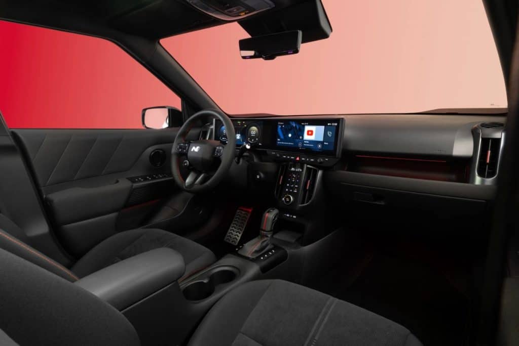Planche de bord du Hyundai Bayon Nouvelle Génération avec double écran