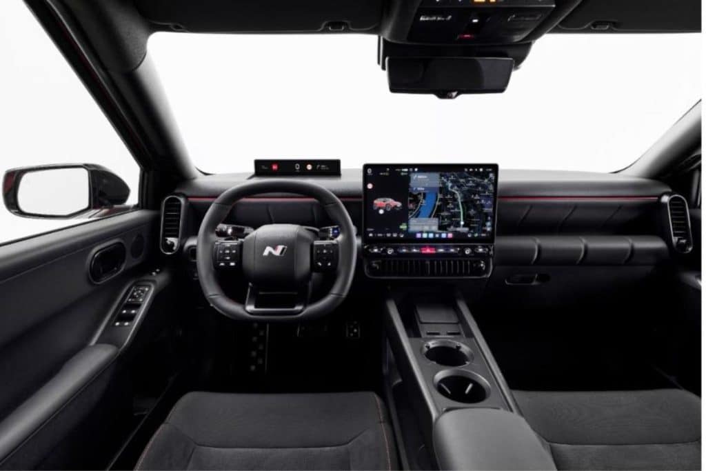 Poste de conduite de la Hyundai Ioniq 3