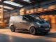 Nouveau Renault Trafic Van E-Tech electric gris de trois quarts avant
