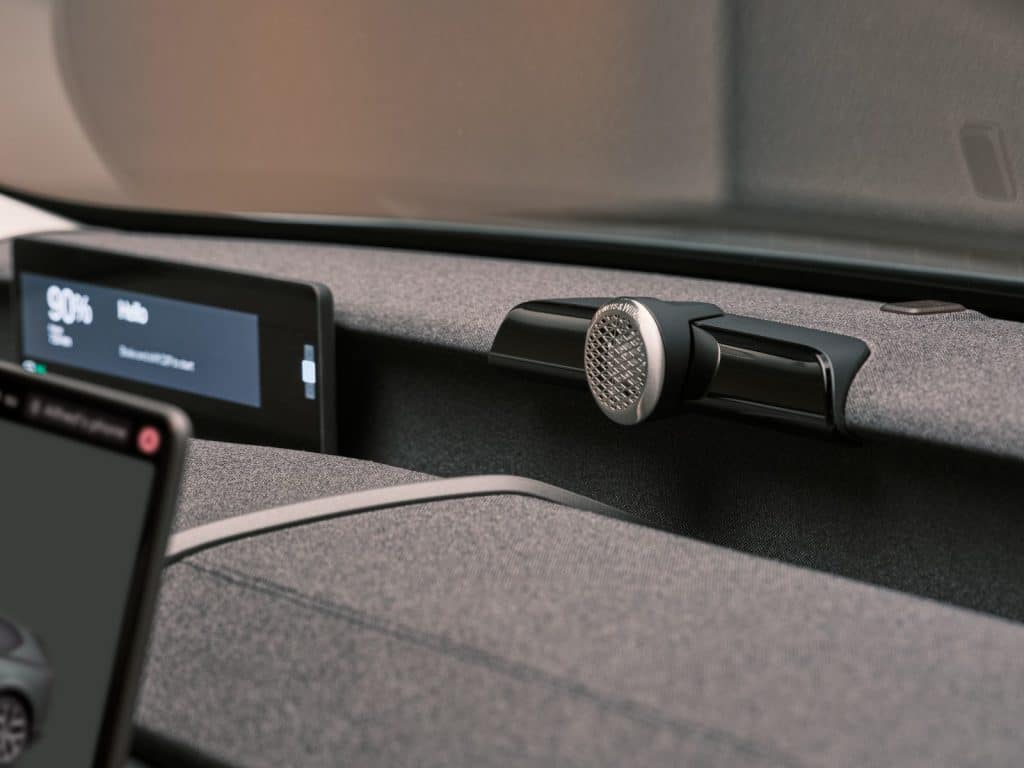 La planche de bord du Volvo EX60