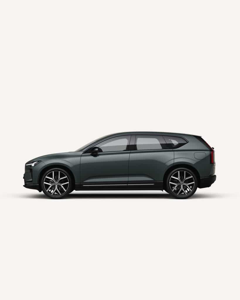 Le Volvo EX60 de profil